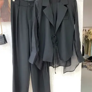 ANNA Chiffon Blazer & Trousers | Sophisticated Women’s Formalwear