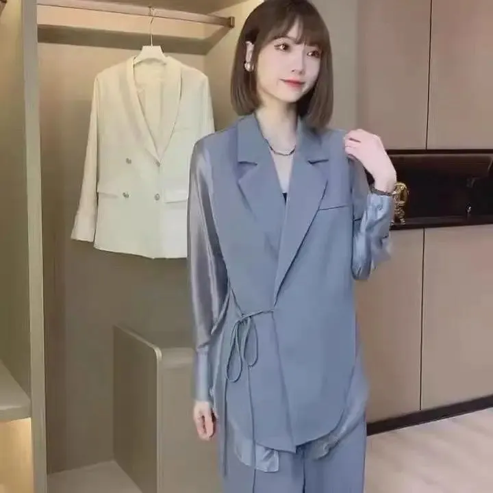 ANNA Chiffon Blazer & Trousers | Sophisticated Women’s Formalwear