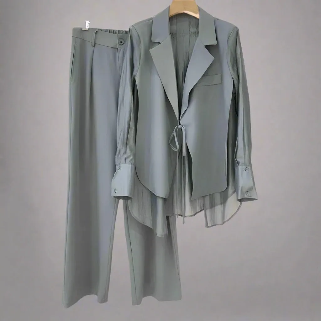 ANNA Chiffon Blazer & Trousers | Sophisticated Women’s Formalwear