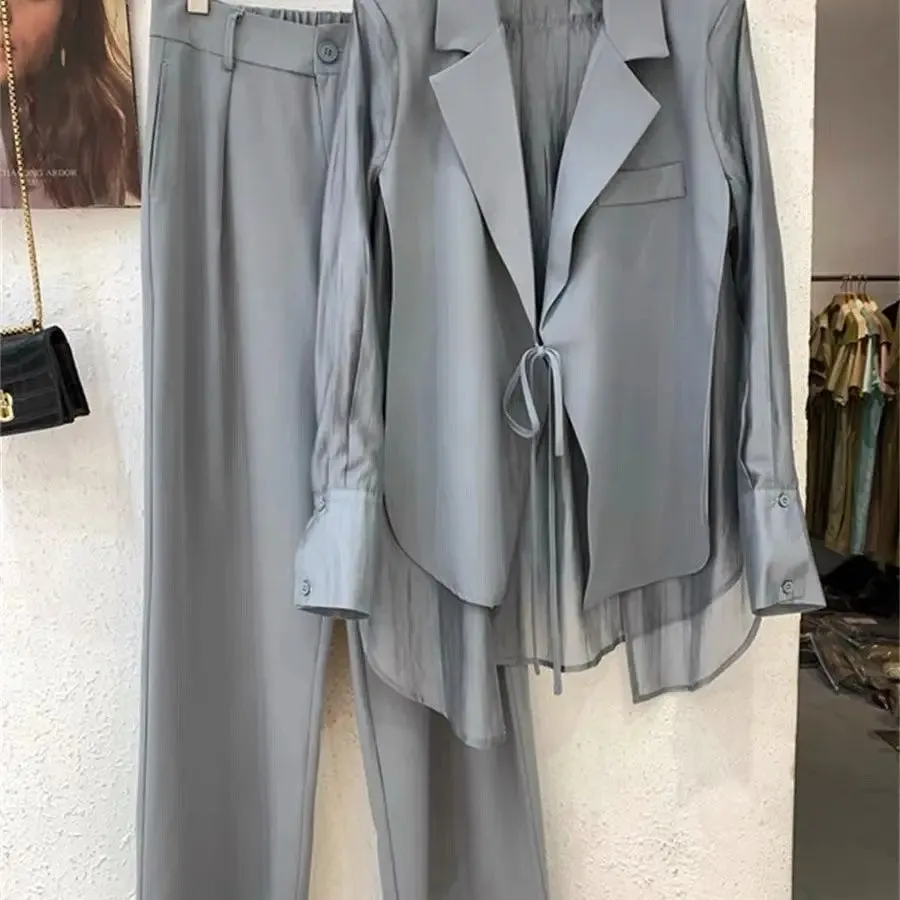 ANNA Chiffon Blazer & Trousers | Sophisticated Women’s Formalwear
