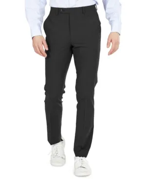 Bar Iii Mens Skinny fit Dress Pants 30 / 32 Black Solid