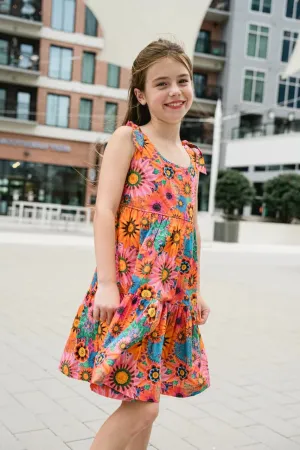 Briton Court Olivia Dress in Vibrant Orange