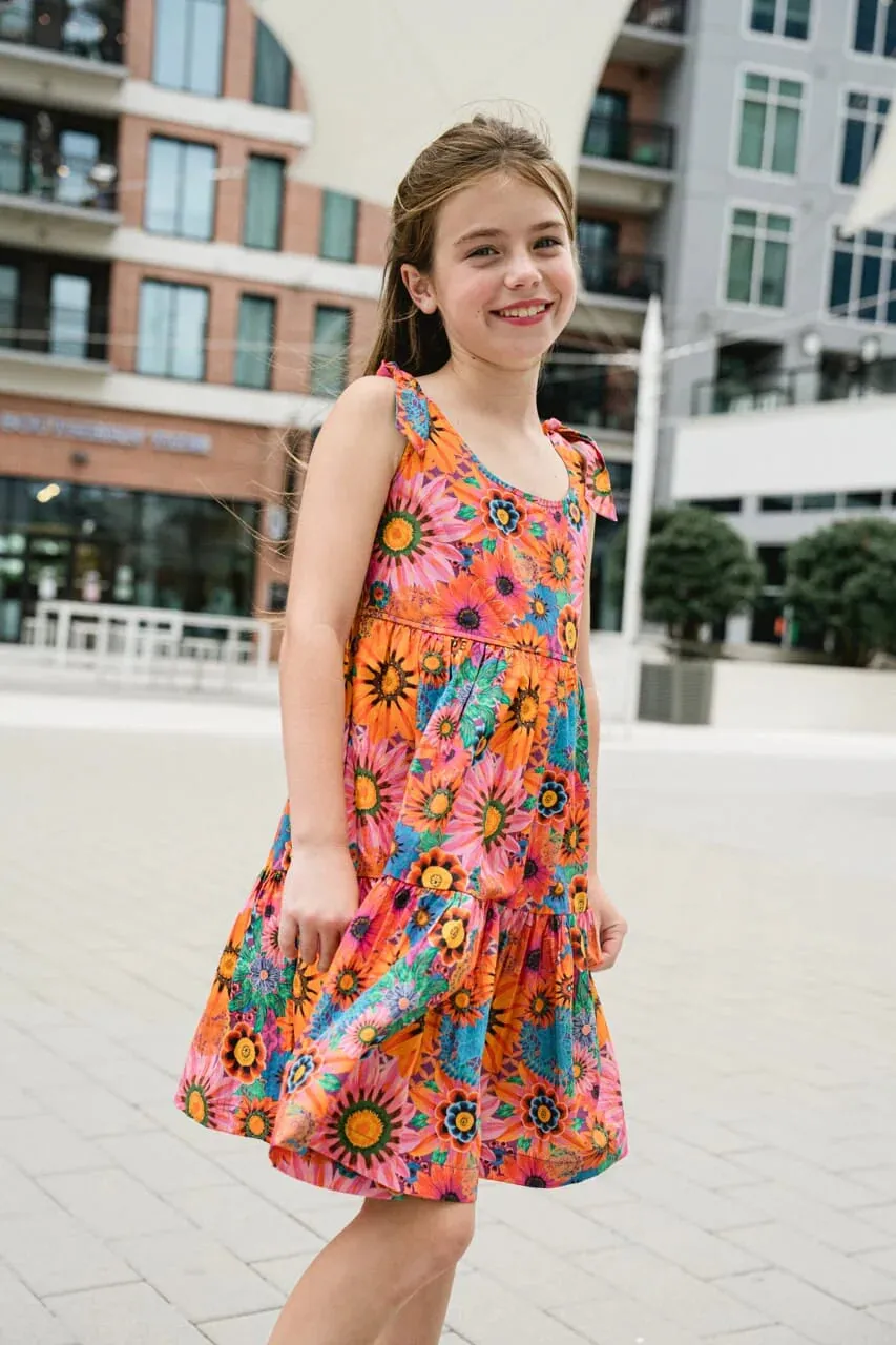 Briton Court Olivia Dress in Vibrant Orange
