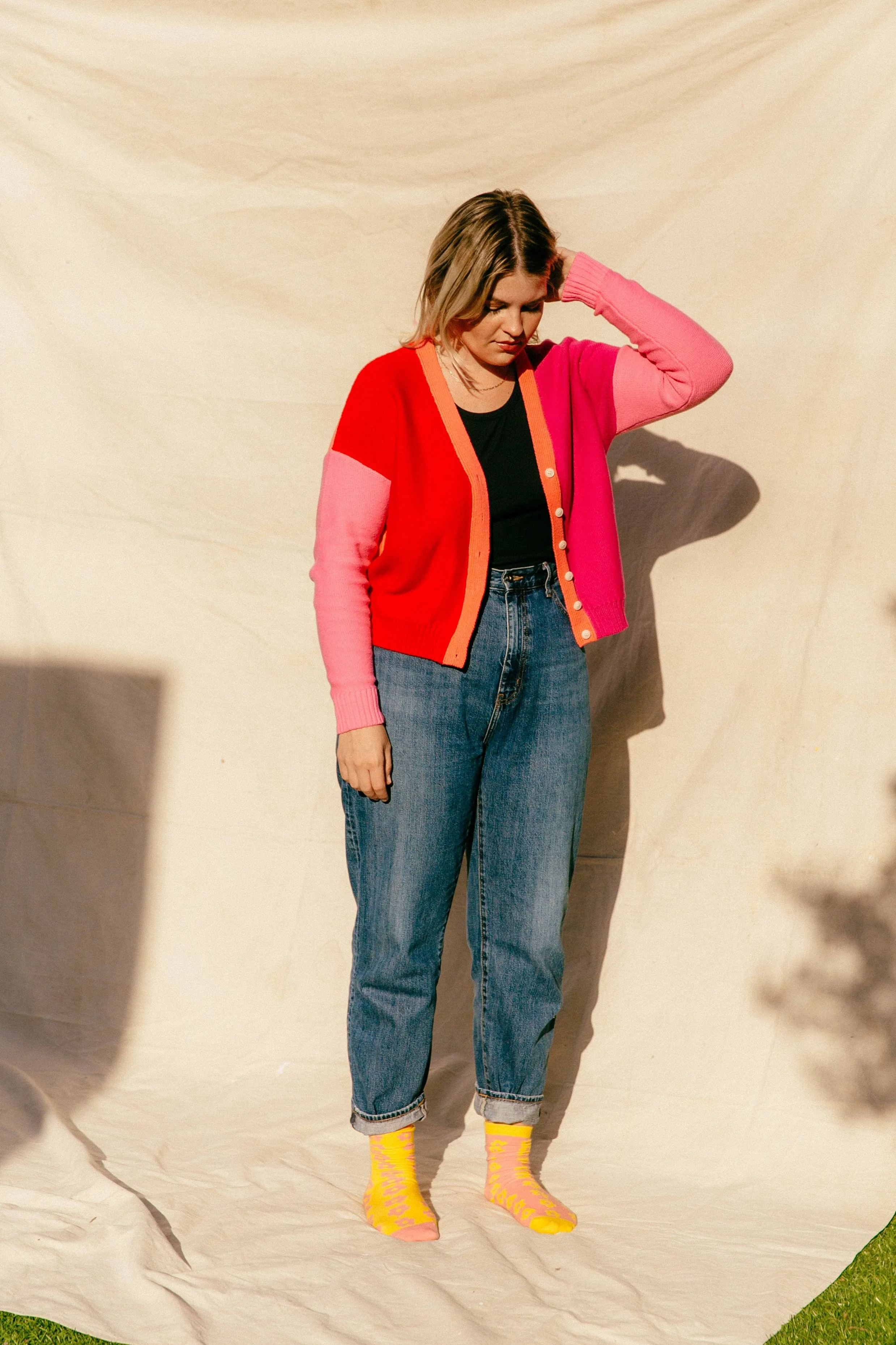Cactus Cardigan - Stone Fruit