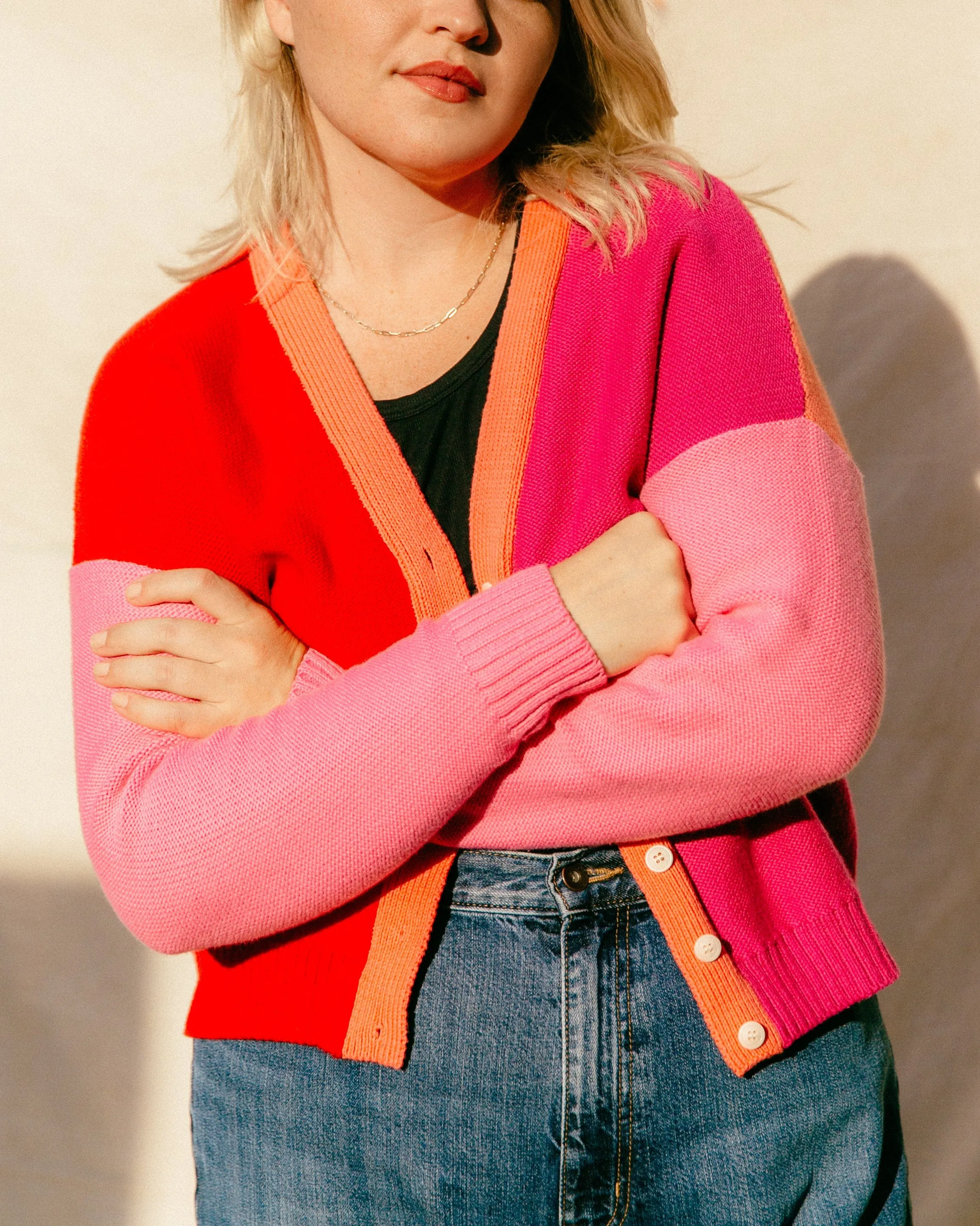 Cactus Cardigan - Stone Fruit