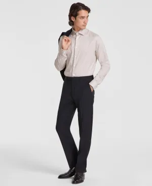 Calvin Klein Mens Slim fit Dress Pants 30 / 30 Black Solid Stretch