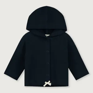 Cardigan Hooded Baby Nearly Black 2024