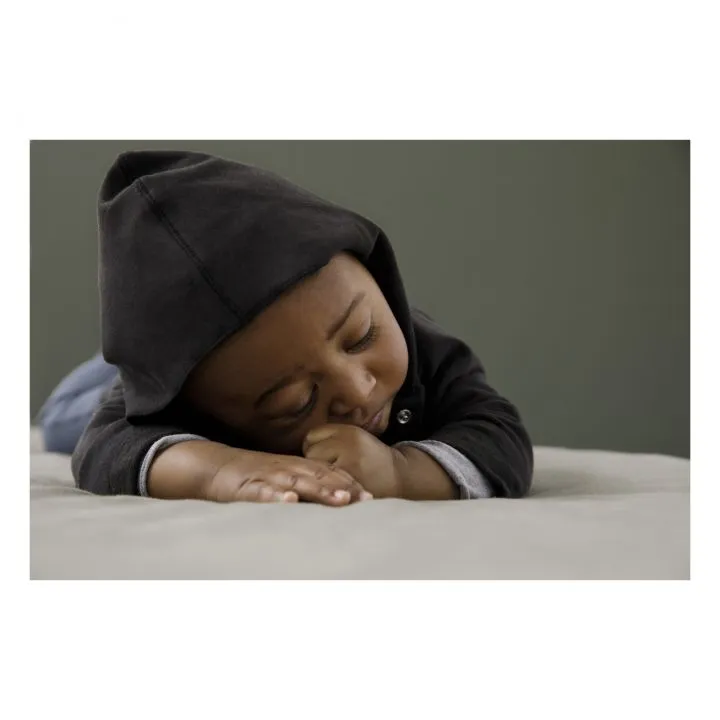 Cardigan Hooded Baby Nearly Black 2024