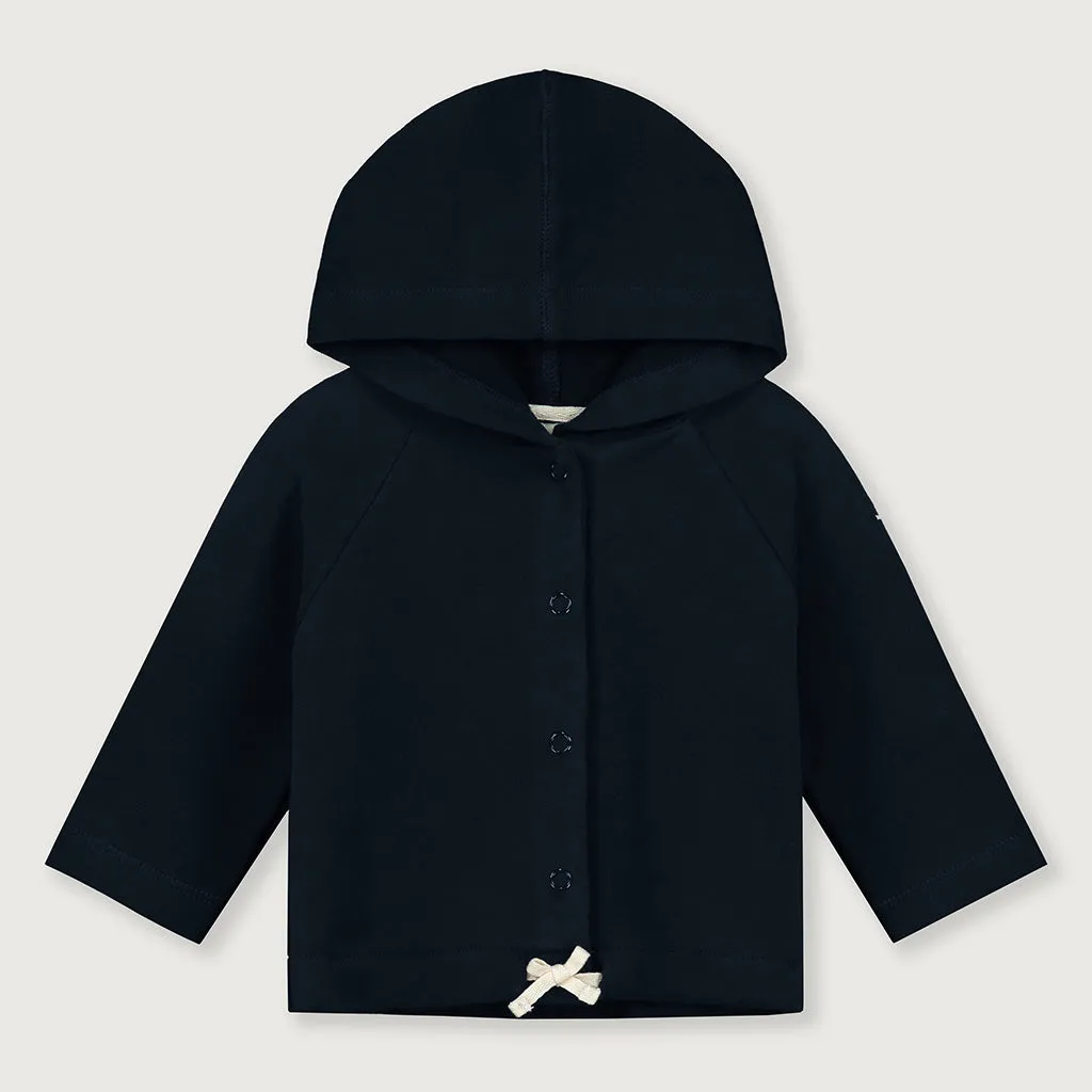 Cardigan Hooded Baby Nearly Black 2024