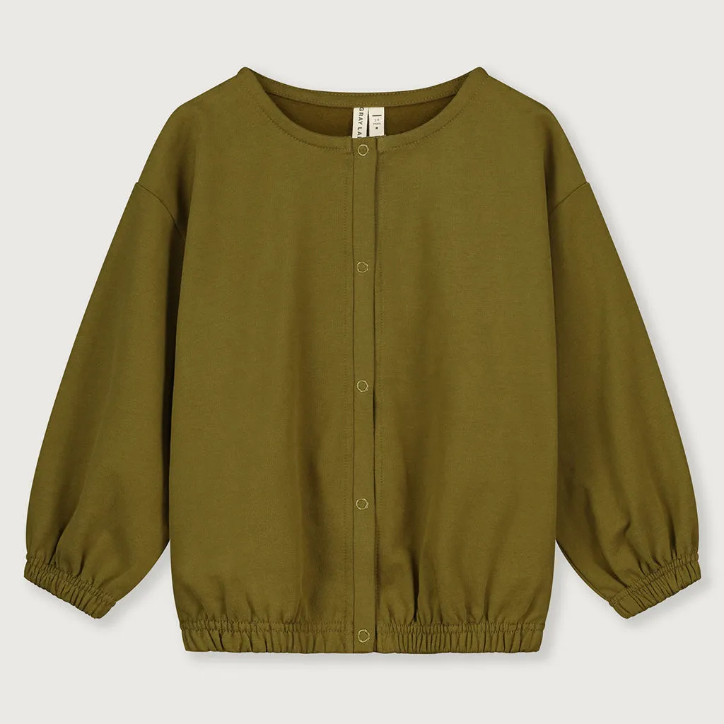 Cardigan Puffy Olive Green