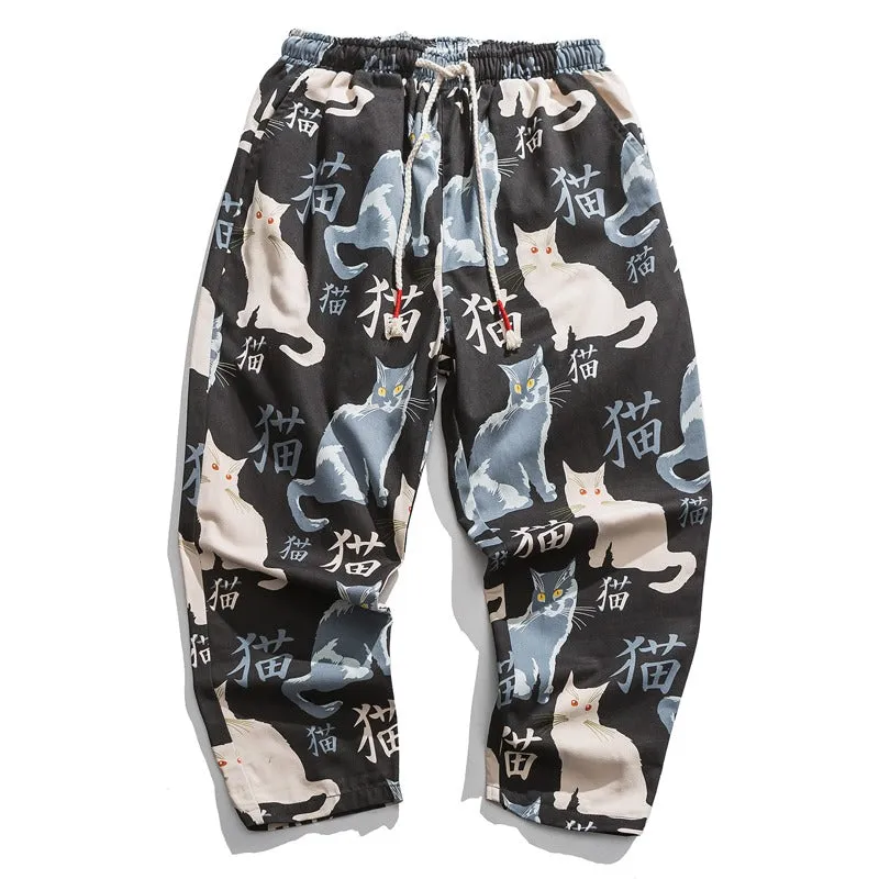 Cat Harem Pants Japanese Style