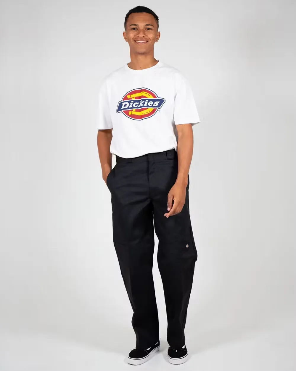 DICKIES 85283 Loose Fit Double Knee Pants - Black