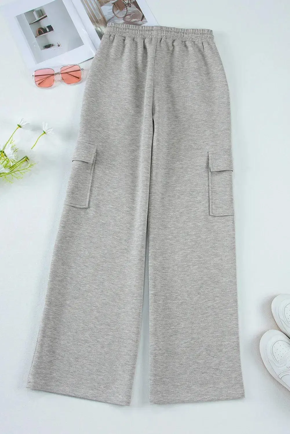 Drawstring Active Pants with Pockets – Comfortable Sportswear