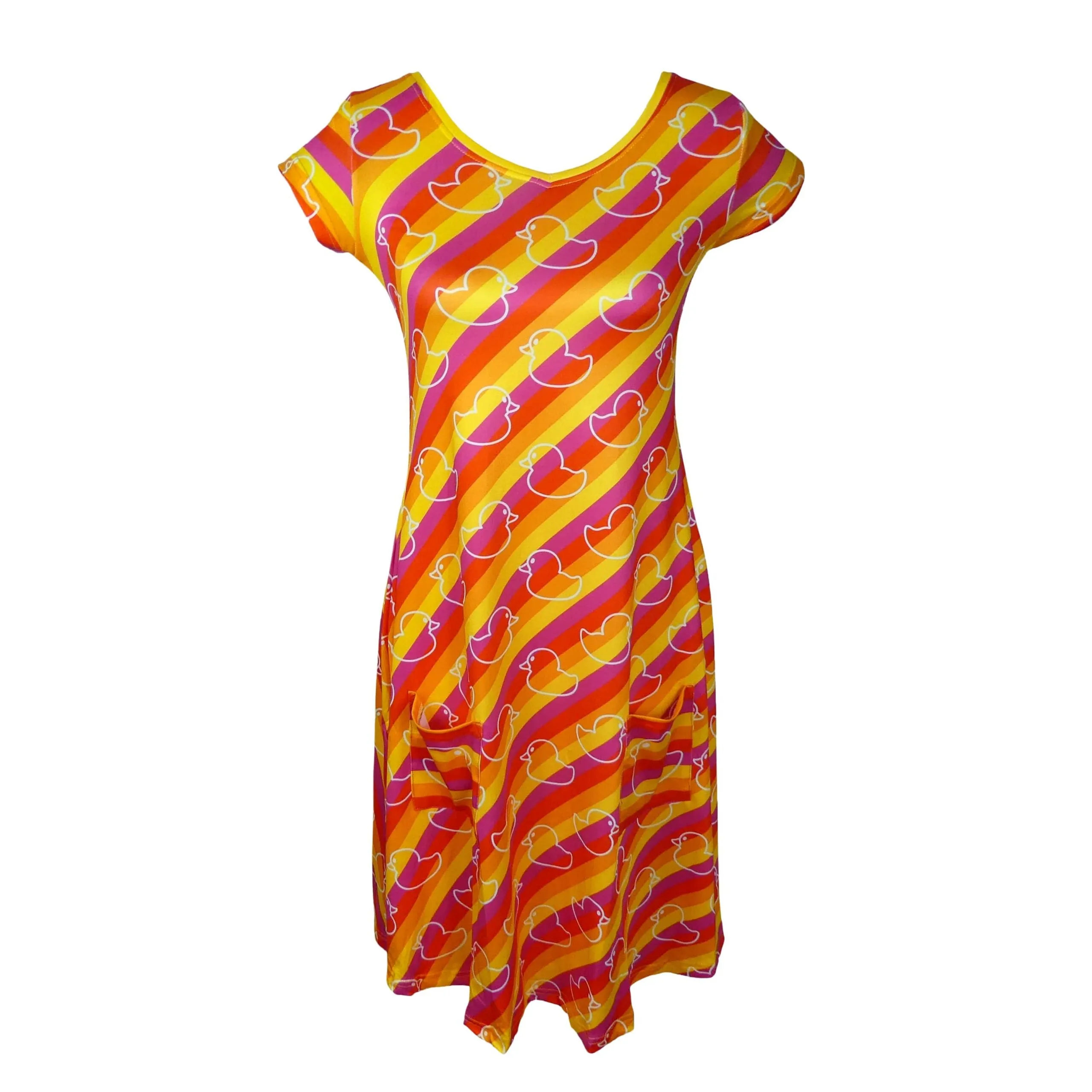Ducky Tunic Dress With Pockets