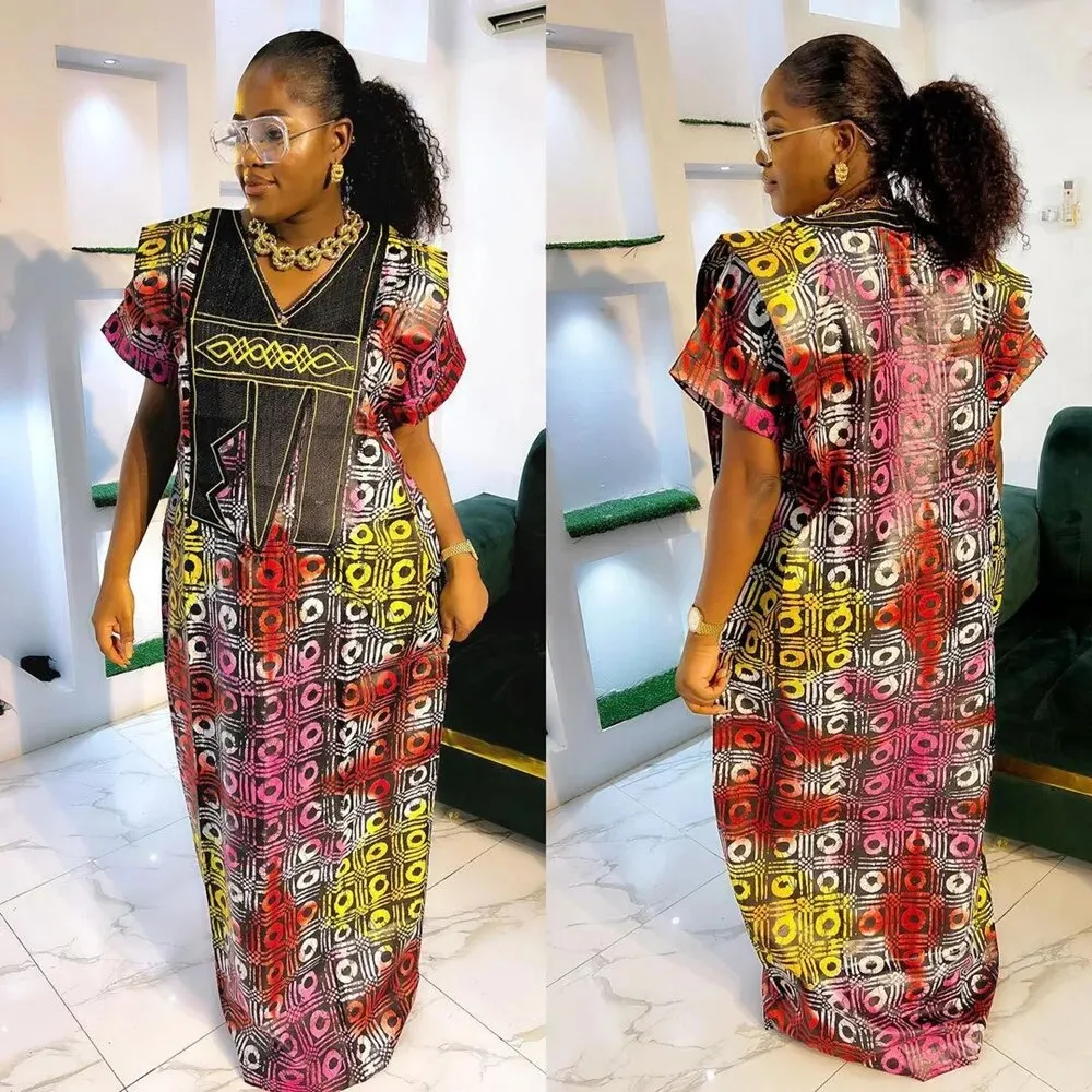 Fall Dresses Women Traditional Africa Clothing Dashiki Ankara Outfits Gown Abayas Robe Muslim Kaftan Maxi Boubou