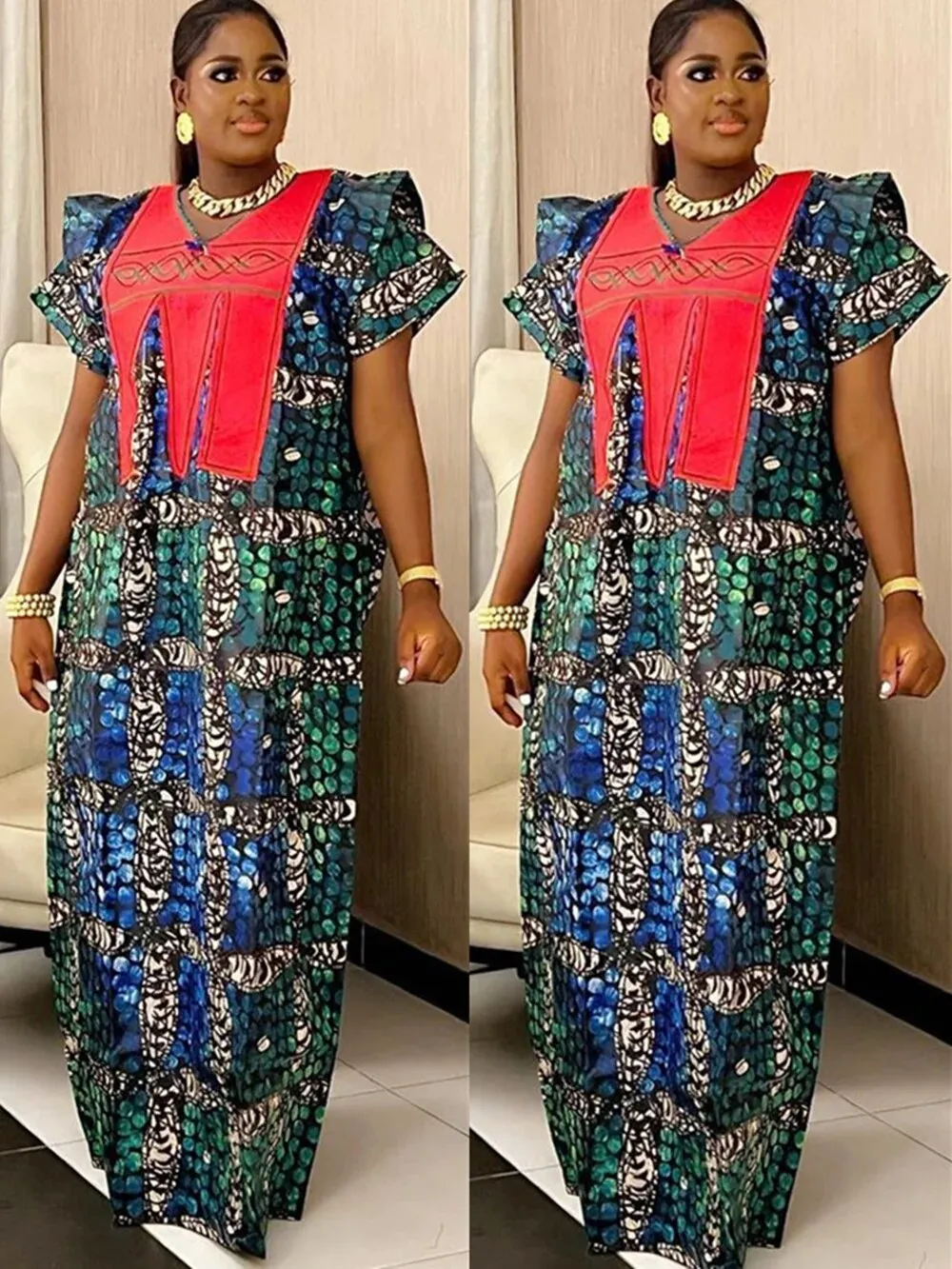 Fall Dresses Women Traditional Africa Clothing Dashiki Ankara Outfits Gown Abayas Robe Muslim Kaftan Maxi Boubou
