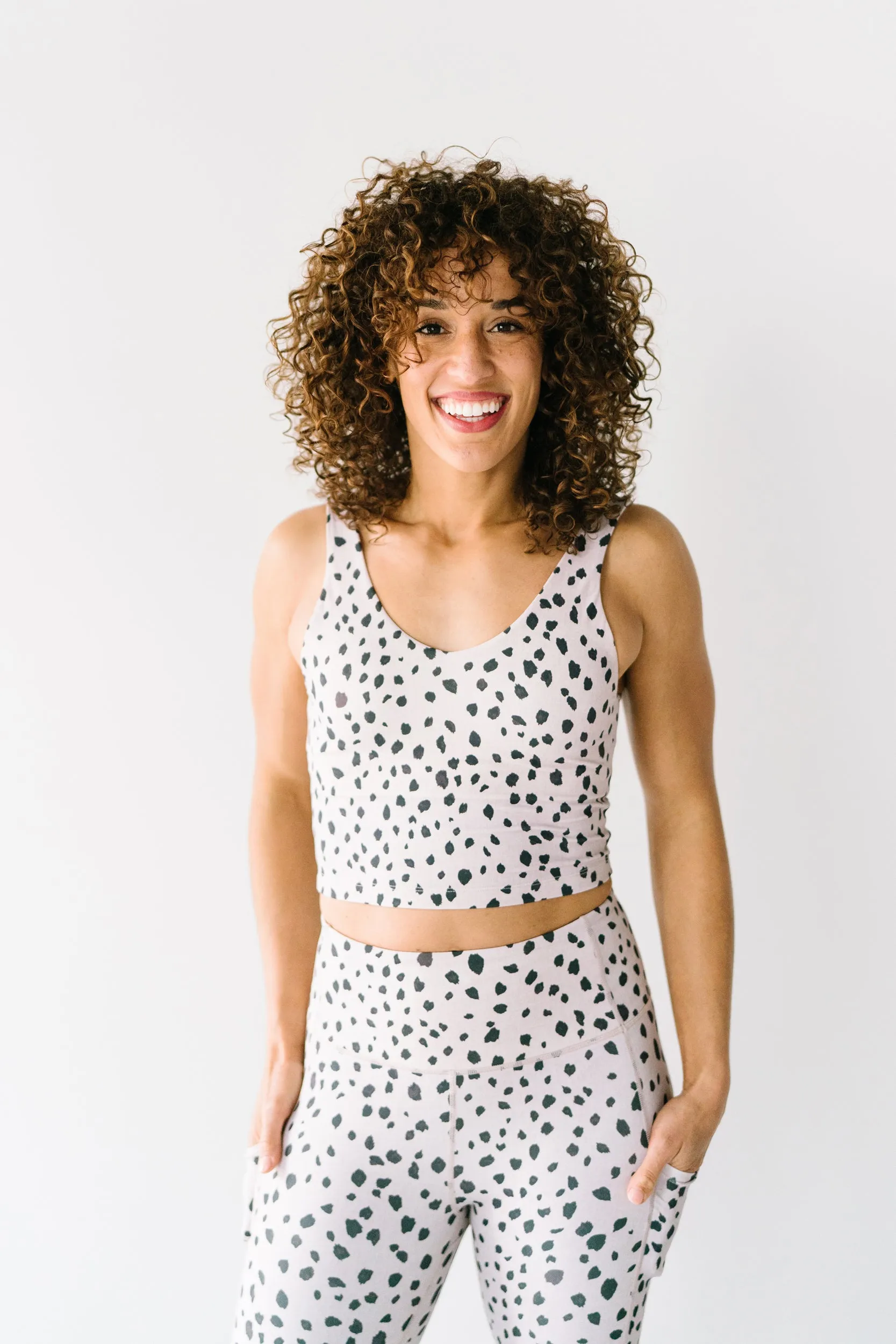 Focus Leggings - Dalmatian | MT LUXE
