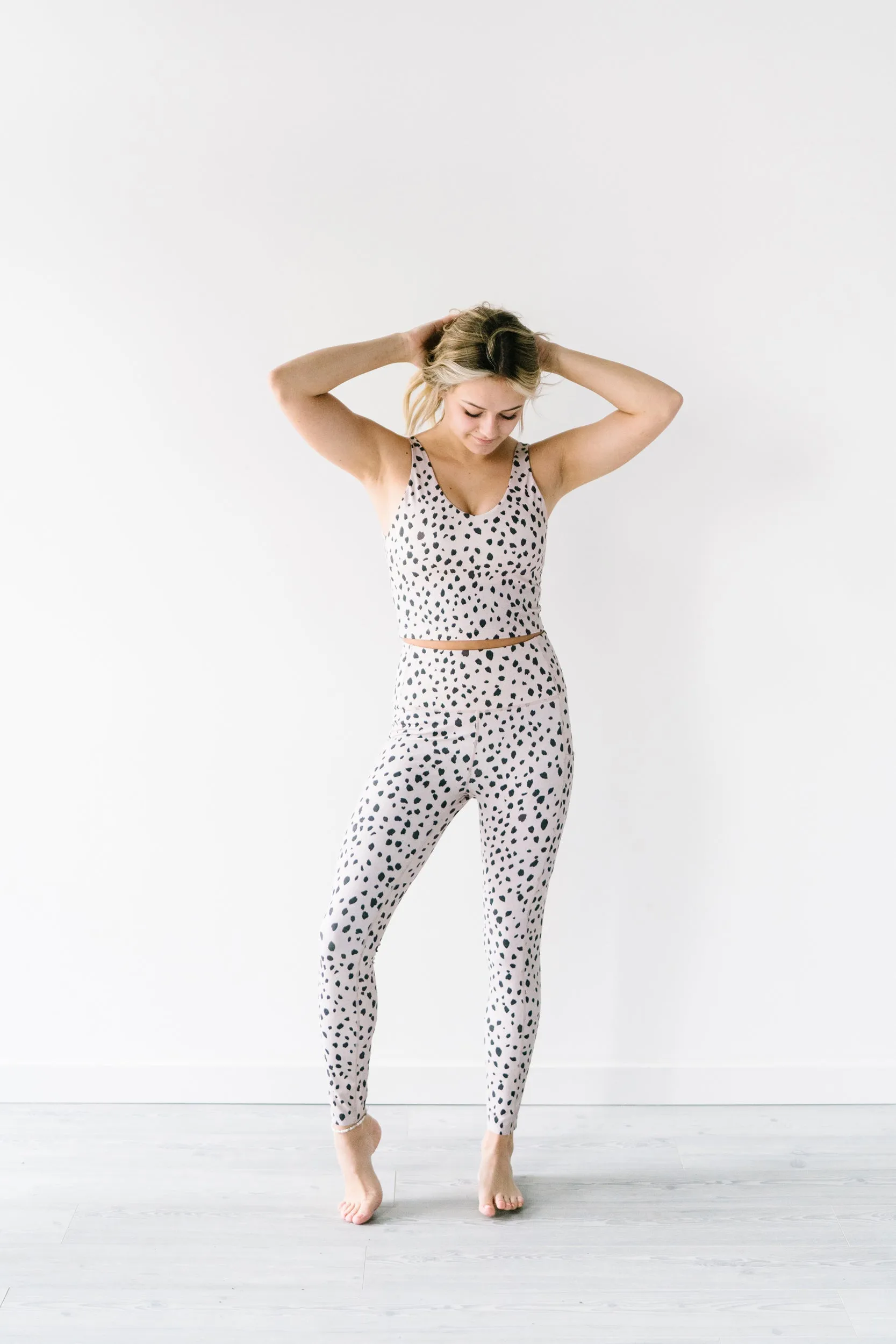 Focus Leggings - Dalmatian | MT LUXE