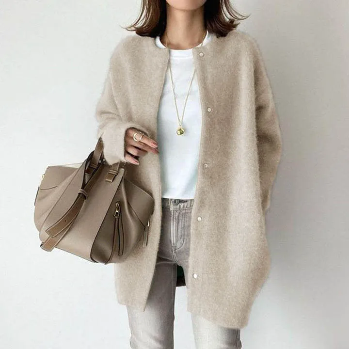 GlamzLife's Soft Knitted Cardigans Loose Jacket Autumn And Spring