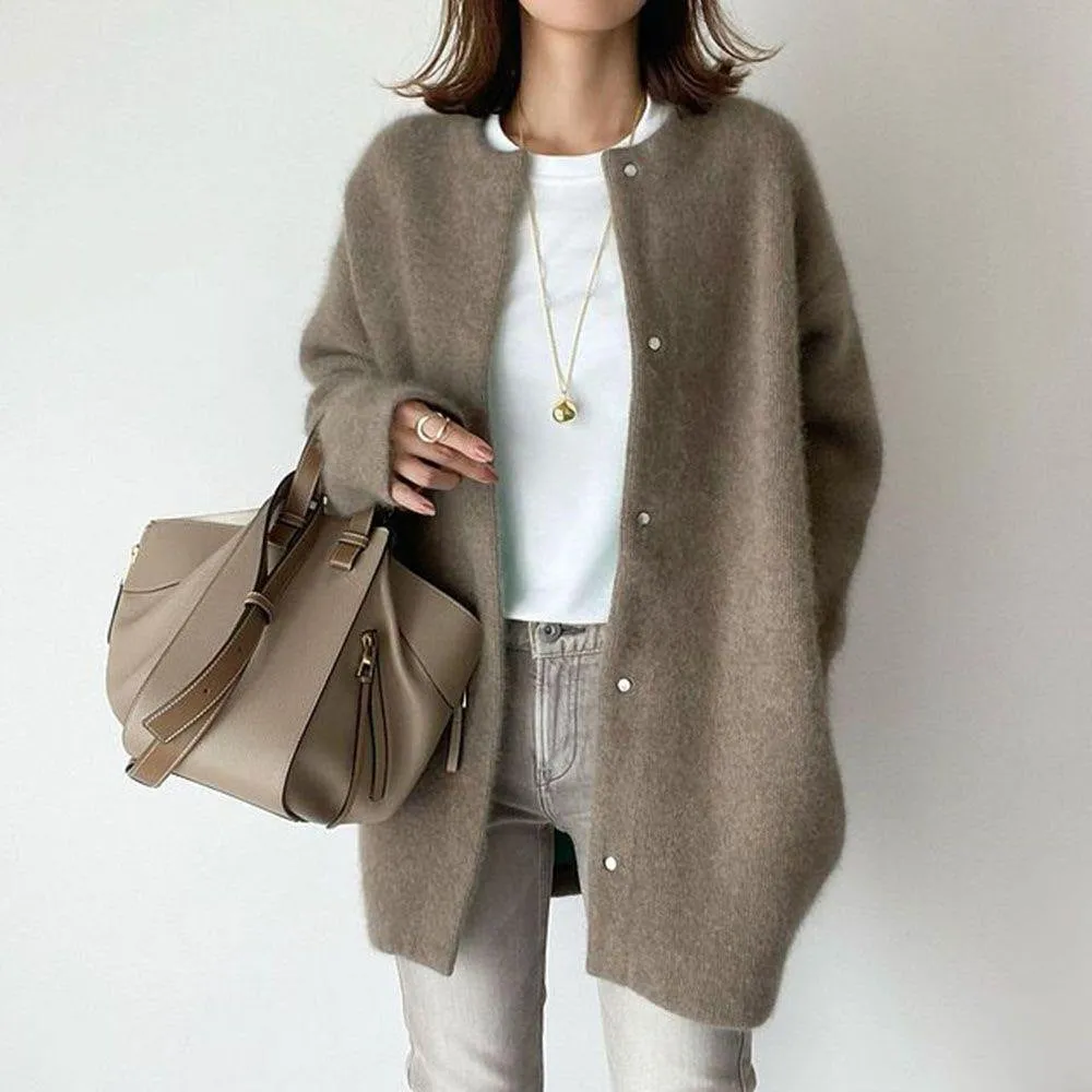 GlamzLife's Soft Knitted Cardigans Loose Jacket Autumn And Spring