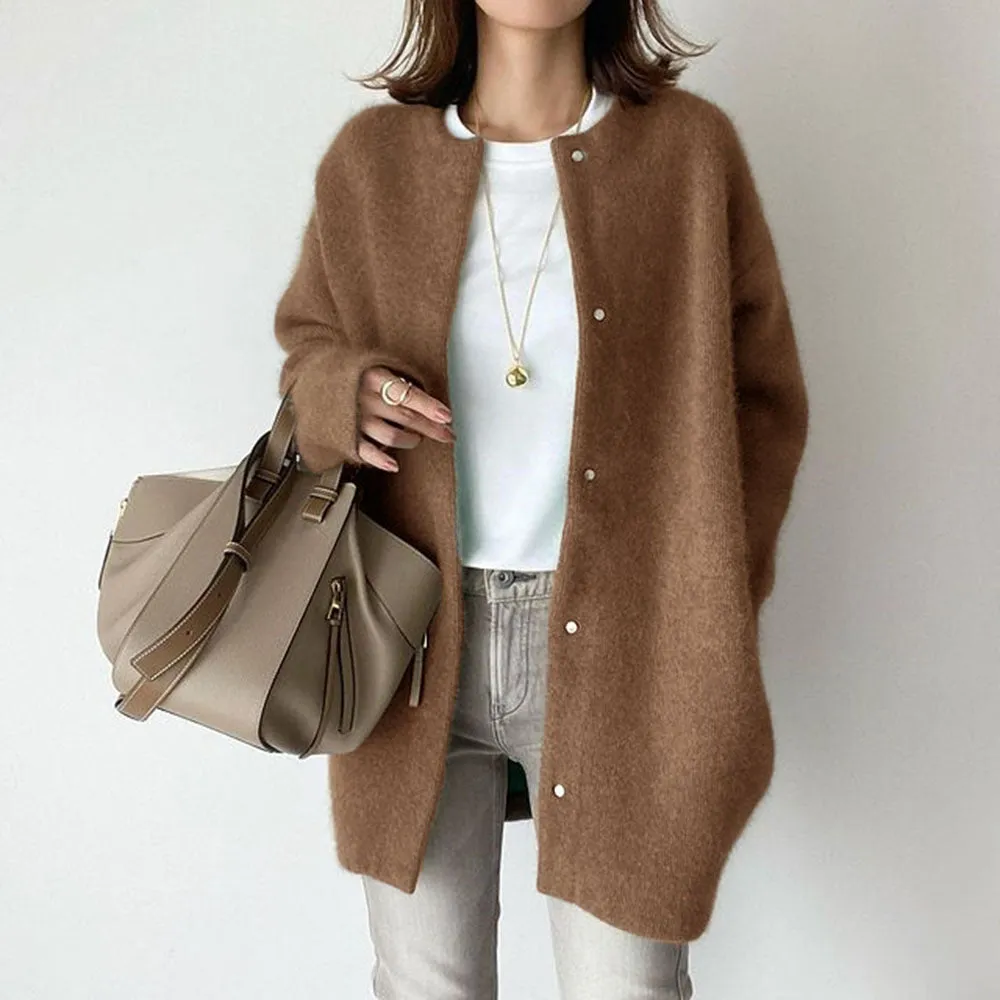 GlamzLife's Soft Knitted Cardigans Loose Jacket Autumn And Spring