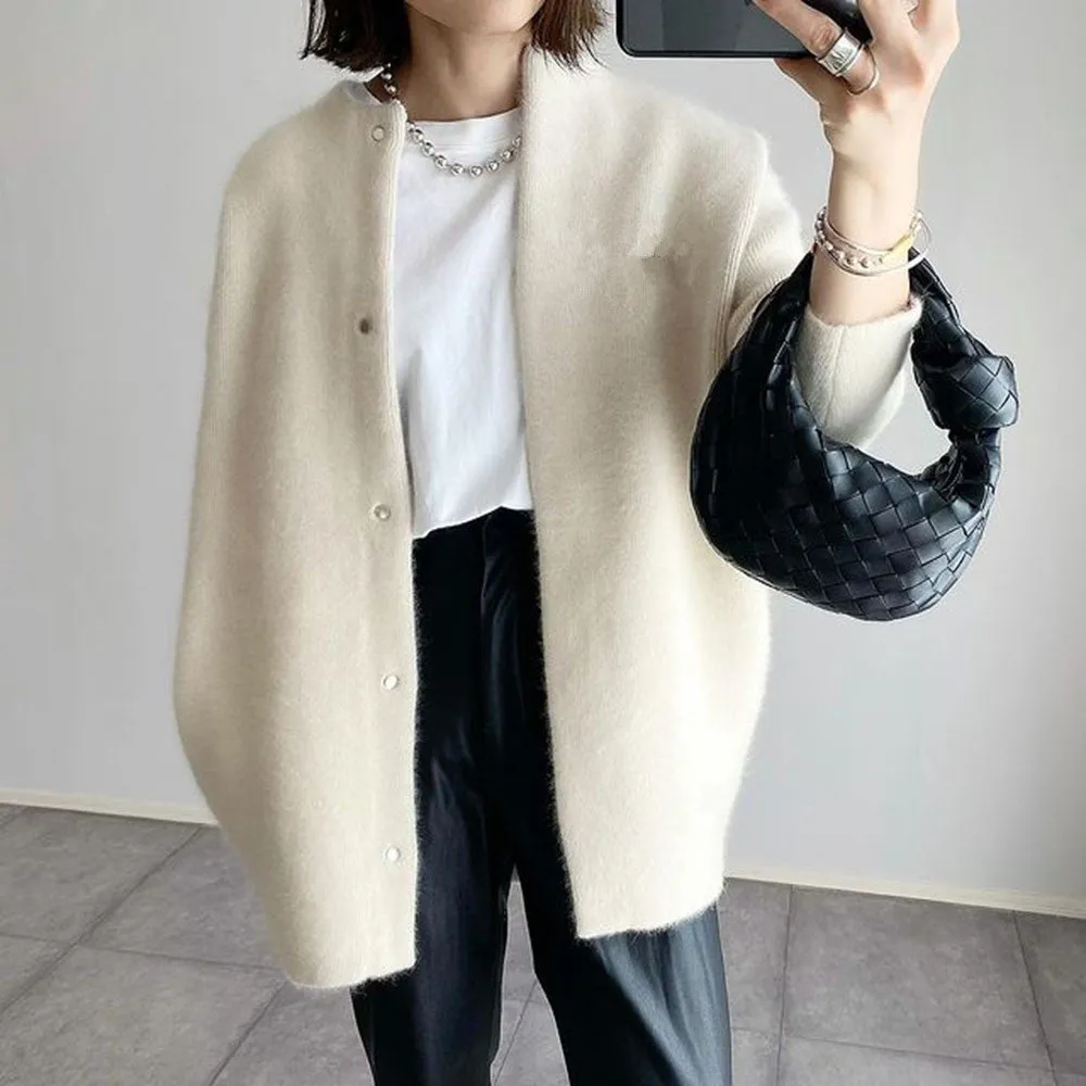 GlamzLife's Soft Knitted Cardigans Loose Jacket Autumn And Spring