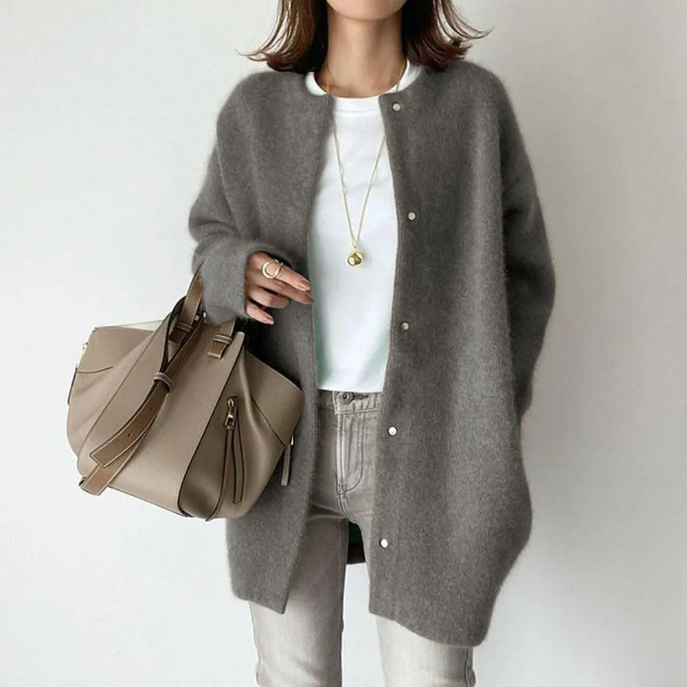 GlamzLife's Soft Knitted Cardigans Loose Jacket Autumn And Spring