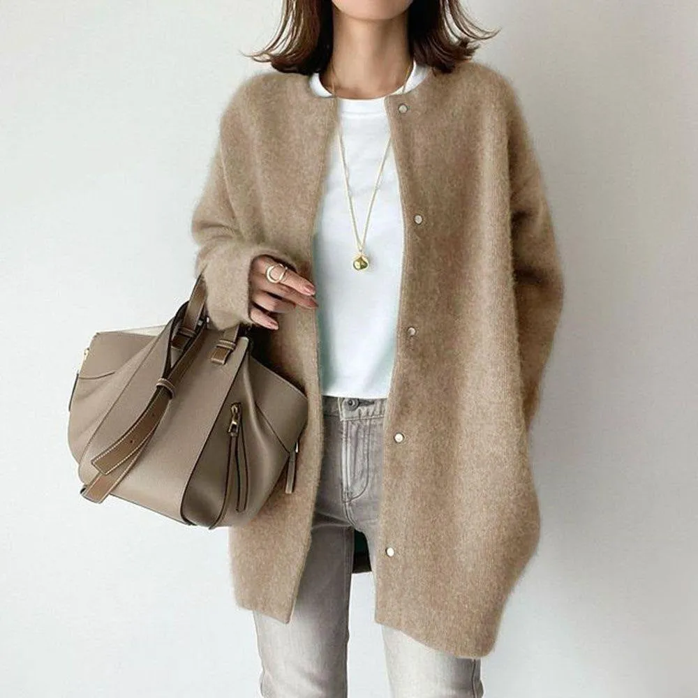 GlamzLife's Soft Knitted Cardigans Loose Jacket Autumn And Spring
