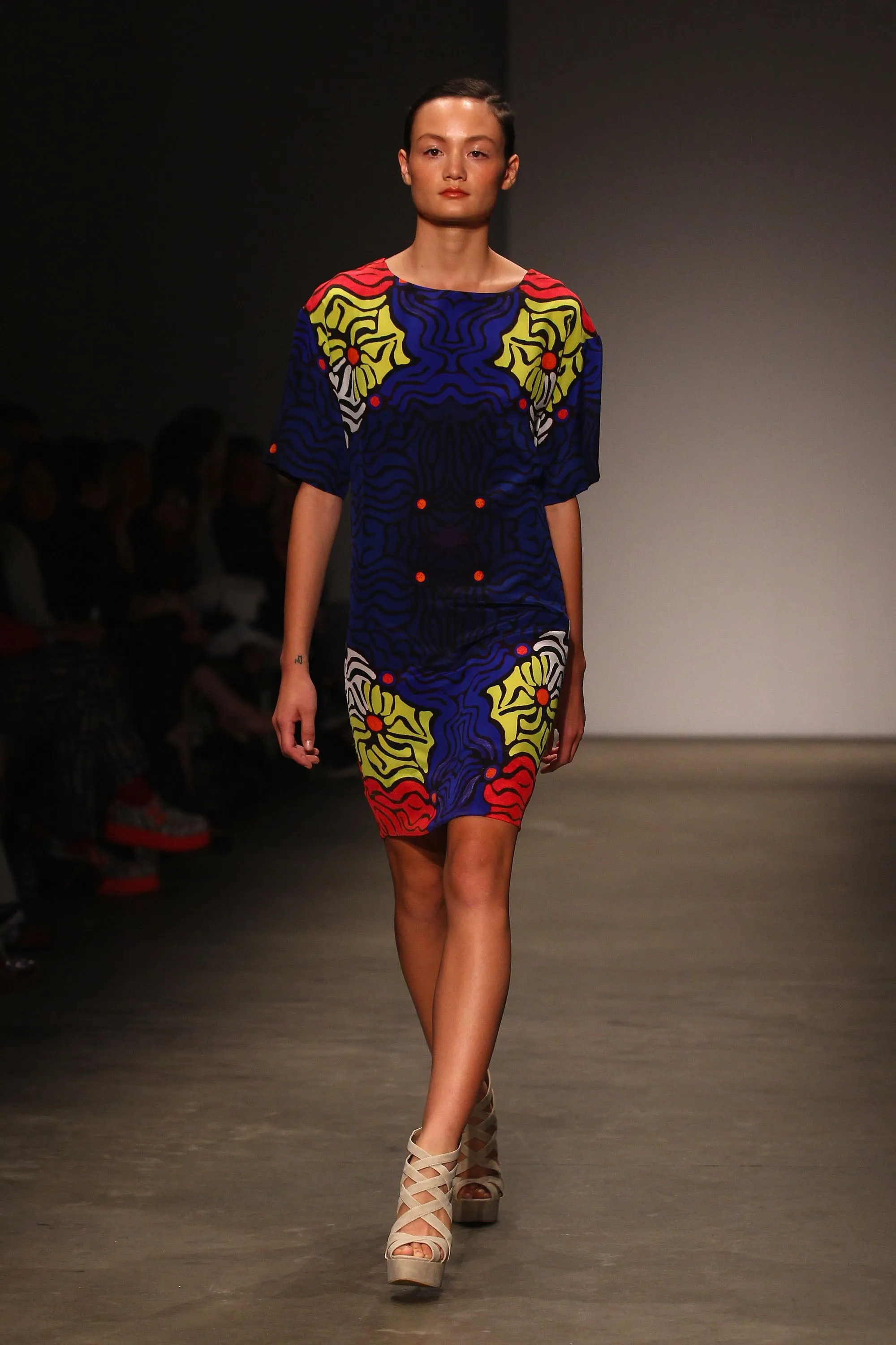 Indigenous Vibrant Multicolored Printed Shift Dress