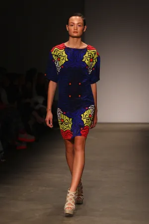 Indigenous Vibrant Multicolored Printed Shift Dress