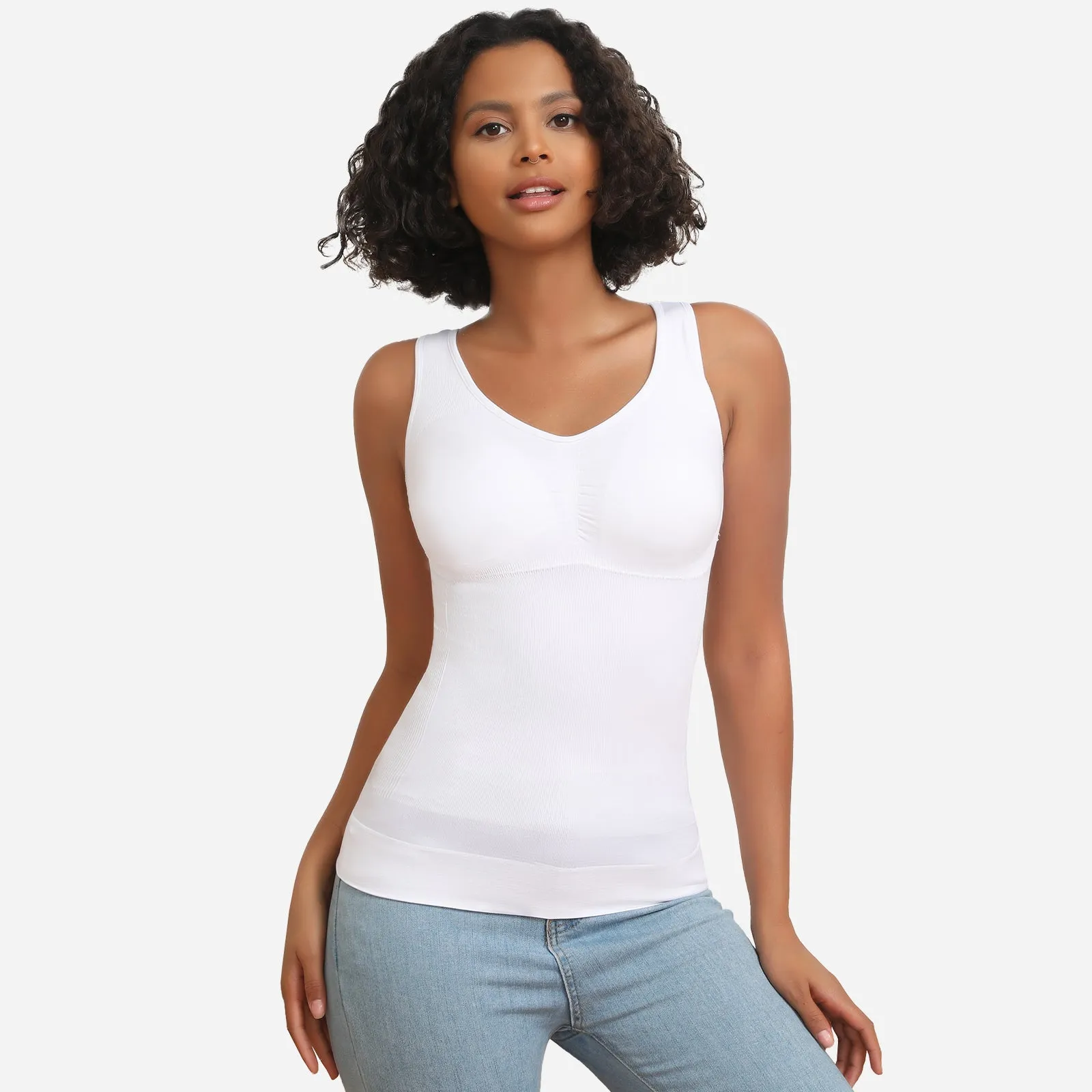 Joyshaper Seamless Shapewear Tank With Padded Bra