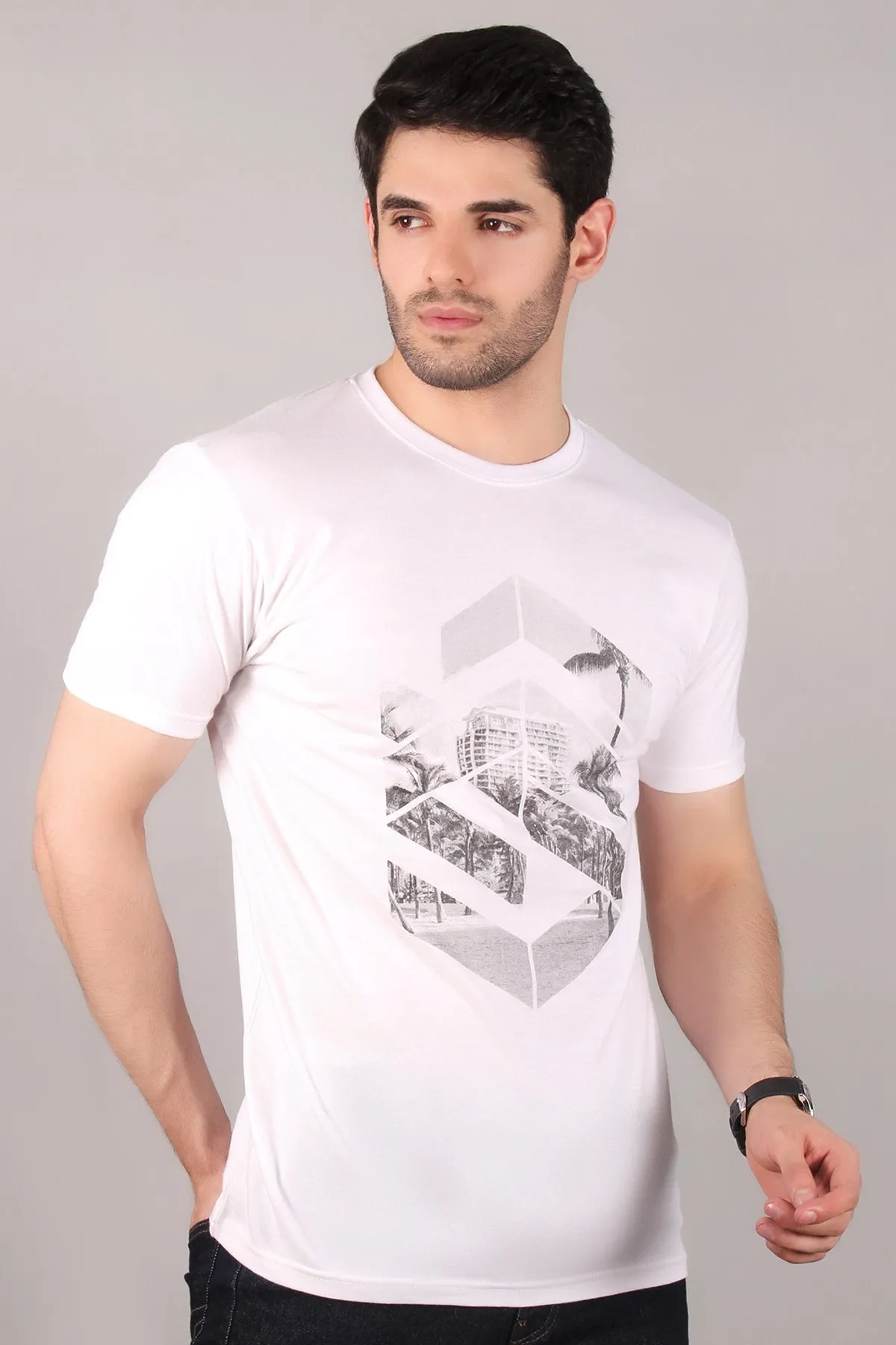 Mens "ARMAN" Cotton Graphic Tees