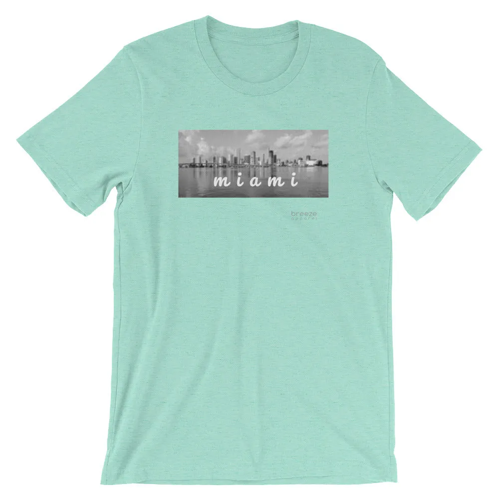 'Miami, Florida' unisex short-sleeved shirt (19 colors)
