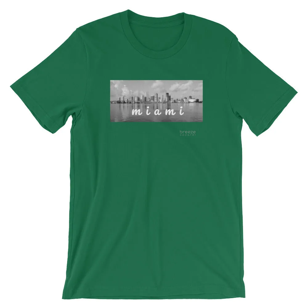 'Miami, Florida' unisex short-sleeved shirt (19 colors)