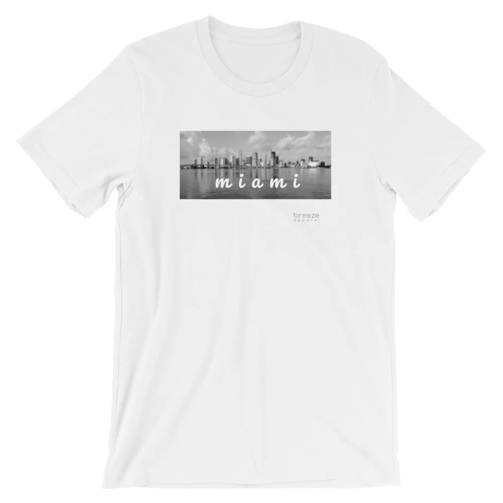 'Miami, Florida' unisex short-sleeved shirt (19 colors)
