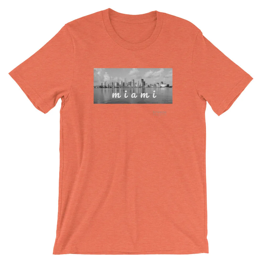 'Miami, Florida' unisex short-sleeved shirt (19 colors)