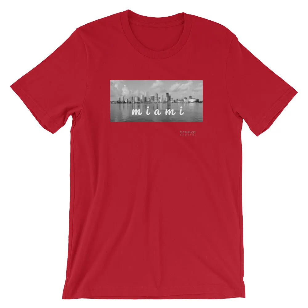'Miami, Florida' unisex short-sleeved shirt (19 colors)