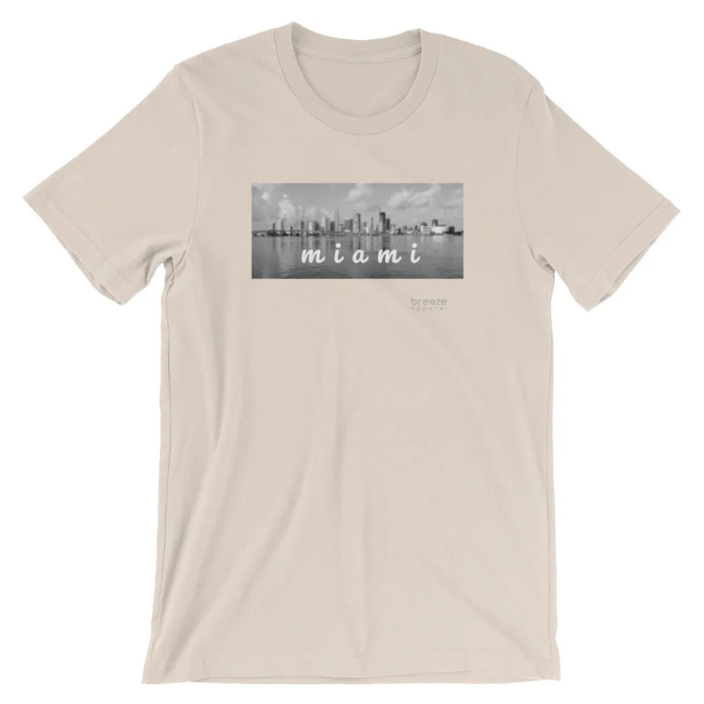 'Miami, Florida' unisex short-sleeved shirt (19 colors)