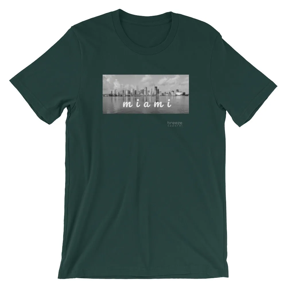 'Miami, Florida' unisex short-sleeved shirt (19 colors)