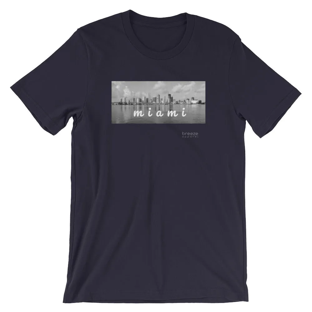 'Miami, Florida' unisex short-sleeved shirt (19 colors)
