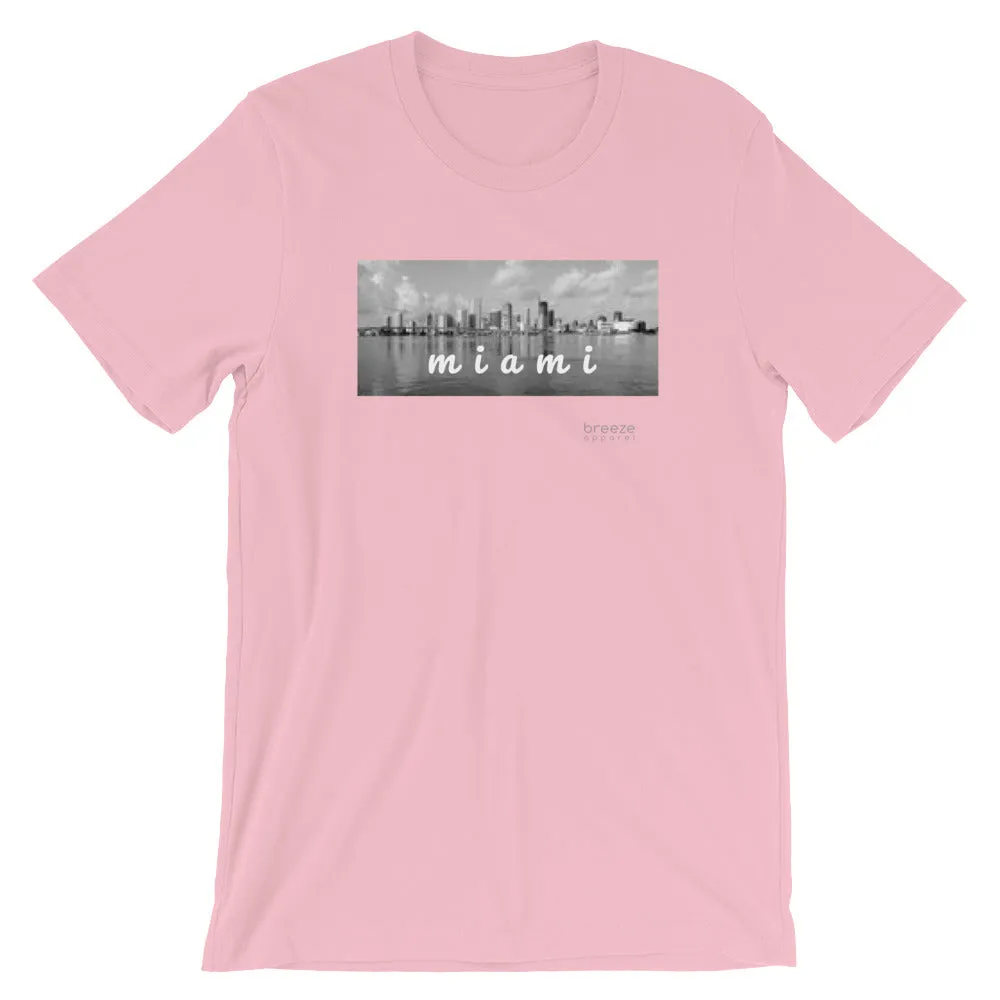 'Miami, Florida' unisex short-sleeved shirt (19 colors)