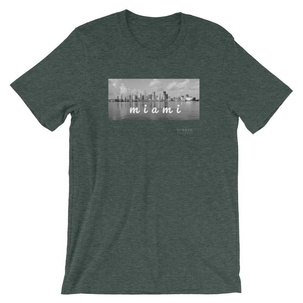 'Miami, Florida' unisex short-sleeved shirt (19 colors)