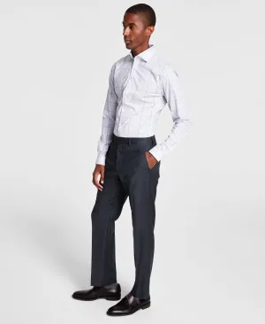 Michael Kors Mens Classic fit Dress Pants 40 / 30 Grey Solid Stretch