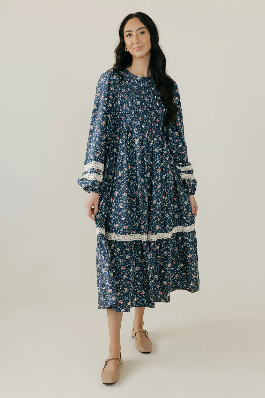 Oakley Dress-Indigo