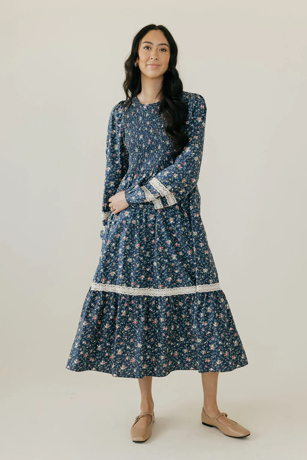 Oakley Dress-Indigo