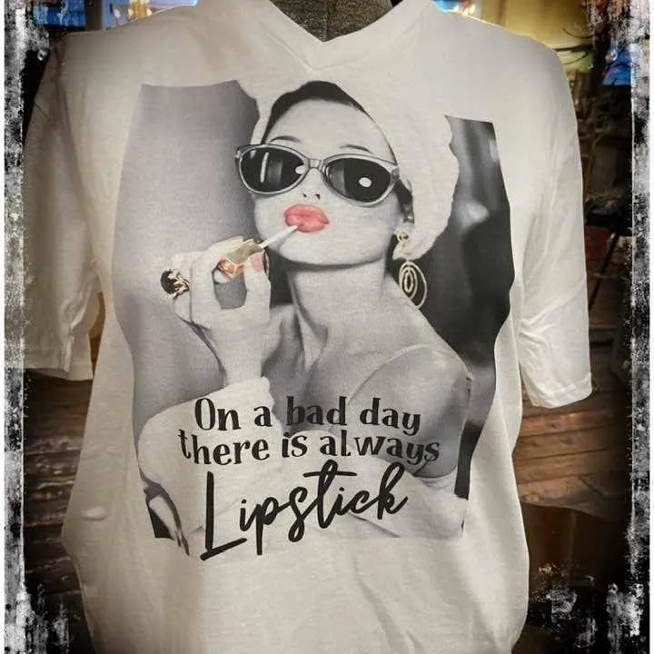 On a Bad Day There is Always Lipstick, Sand