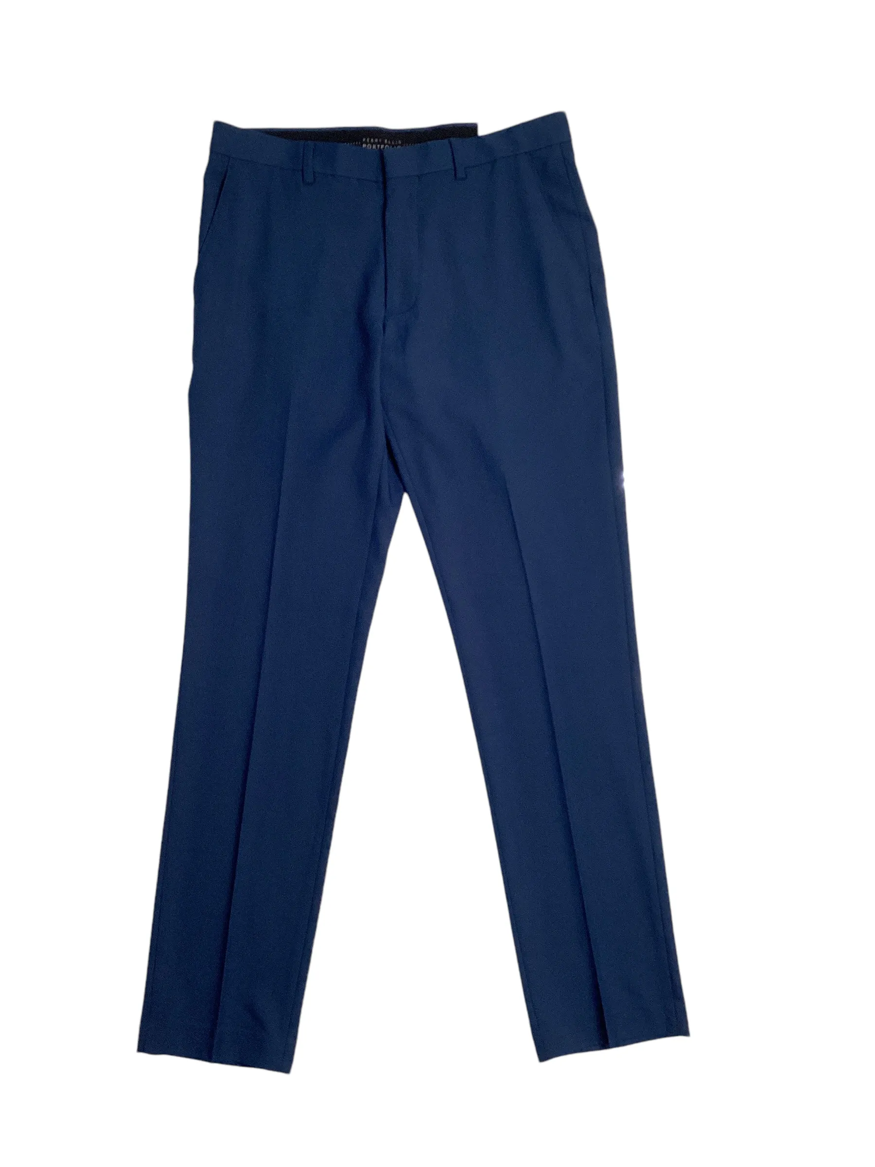 Perry Ellis Portfolio Mens Slim Fit Golf Dress Pants Navy 32 x 32