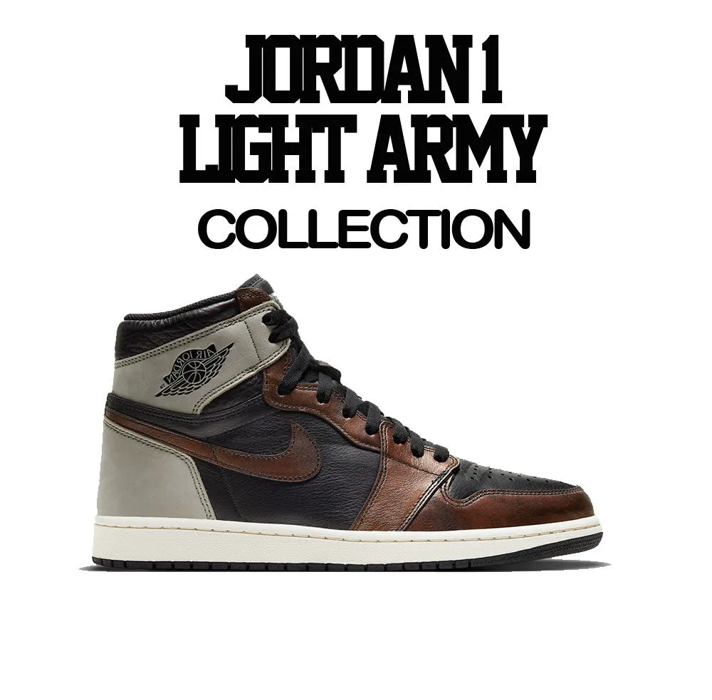 Retro 1 Light Army Clean Pair Shirt