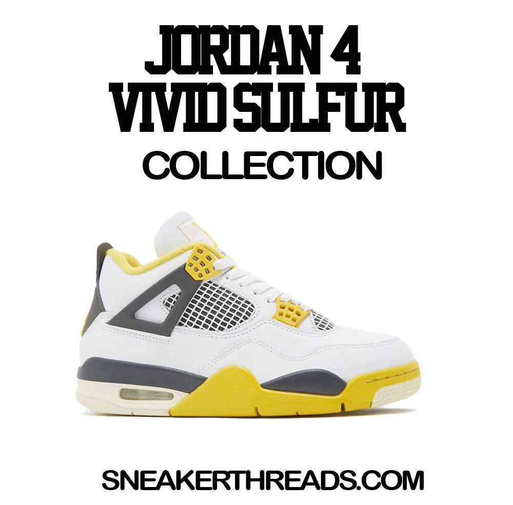 Retro 4 Vivid Sulfur Clean Pair Shirt