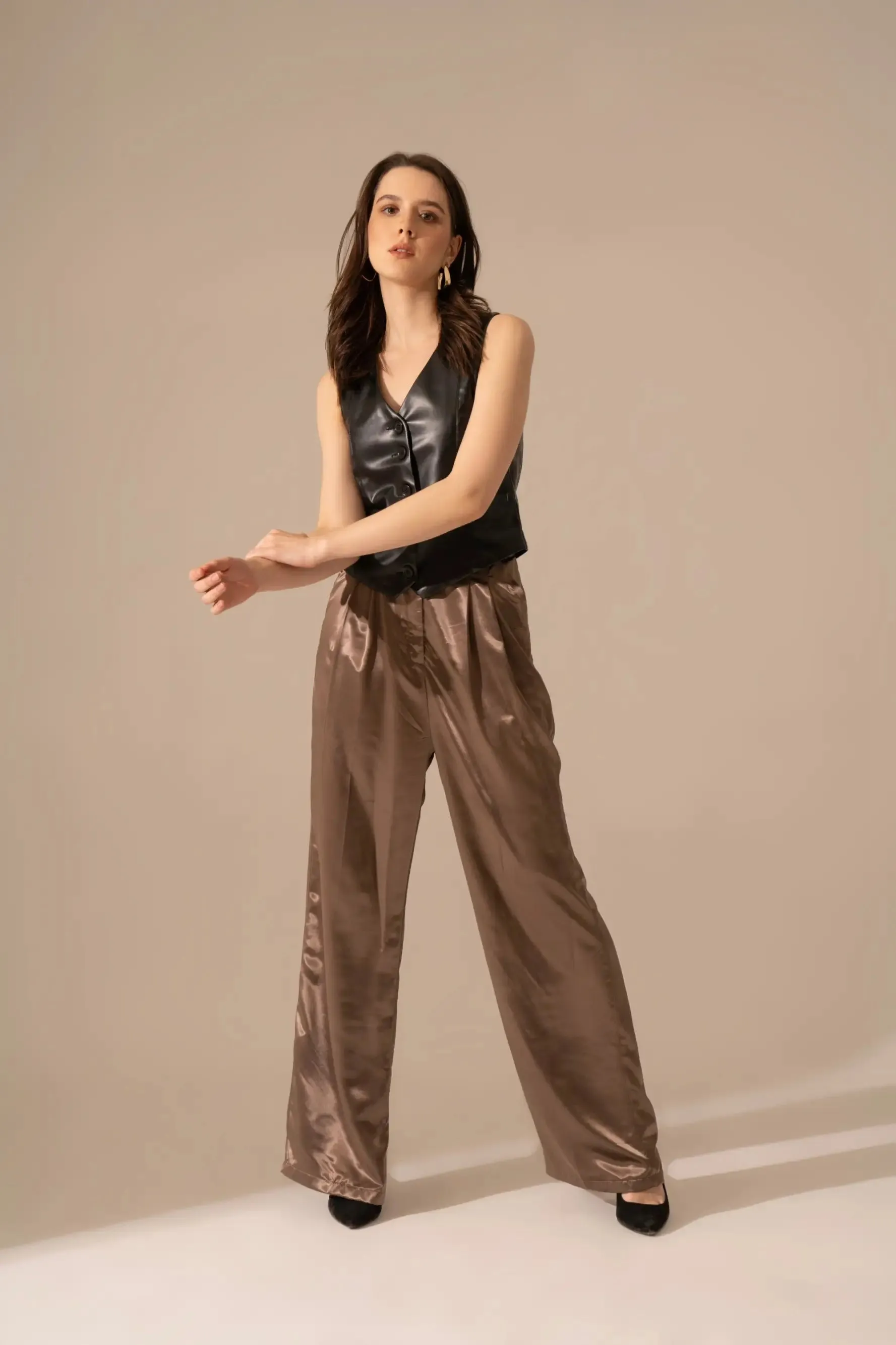 Royal Satin Korean Style Pants